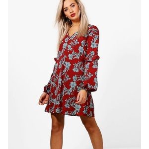 Boohoo floral dress